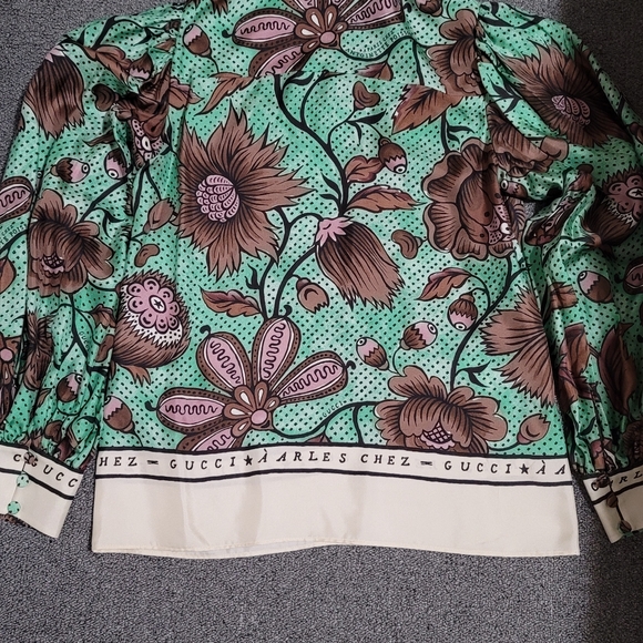 Gucci silk shirt size 36 - Picture 6 of 15